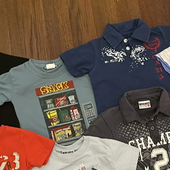 Lot of 12 Boys Designer Shirts Size 12 Months NWT / EUC